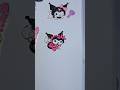 cute kuromi diamond painting sticker decoration p20 #sticker #satisfying #kuromi #shorts #funny