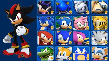 Sonic Dash - Shadow from Sonic the Hedgehog Movie - All 17 Characters Unlocked Android Gameplay