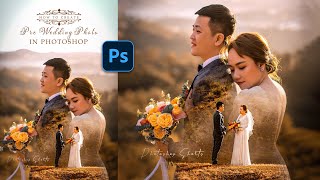 How to Edit the Pre-wedding Photos in Photoshop | Photoshop Tutorial screenshot 2