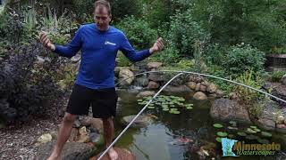 How do I keep the leaves out of my pond in the fall? Keeping the koi safe! by Team MnWaterscapes 903 views 2 years ago 5 minutes, 46 seconds