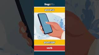 🇬🇧🇵🇹 access - acessar : learn English : vamos aprender inglês : vocabulary builder