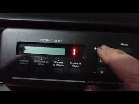 Reset da caixa de tinta Brother DCP-T300 - YouTube