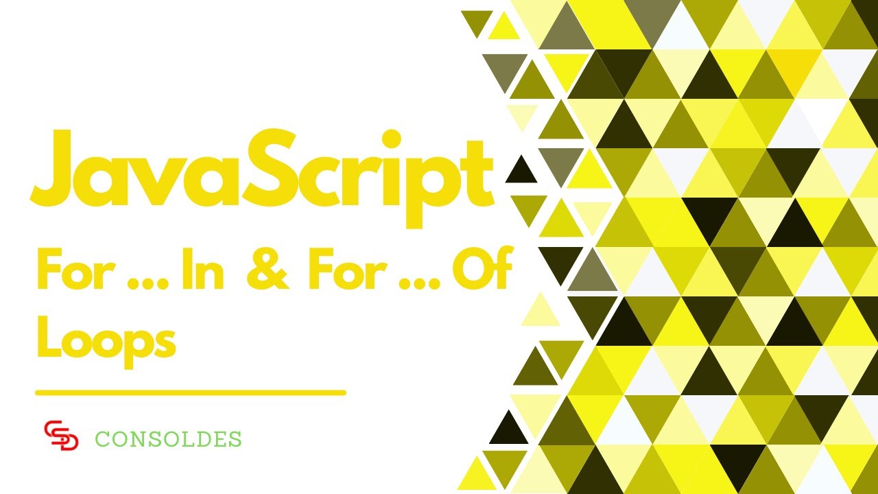 learn javascript: for, forin, forof loops youtube... JavaScript | For ... in & For ... of loops - YouTube