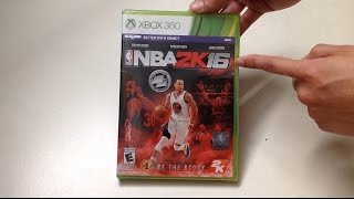 NBA 2K16 (Xbox 360) Unboxing