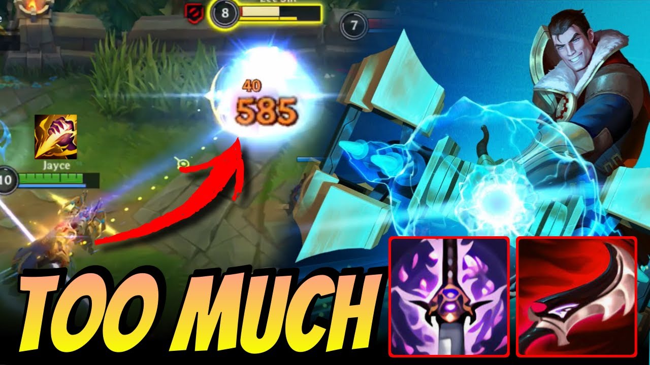 극딜 방관 EQ = 제이스 데미지 뭐이래.. / JAYCE FULL EQ COMBO = TOO MUCH