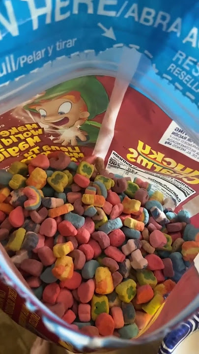 Lucky Charms With Only Marshmellows🥣
