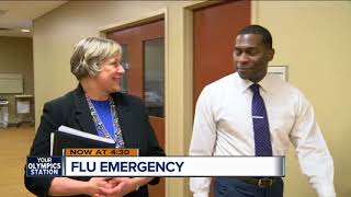 Flu emergency sends thousands to the hospital