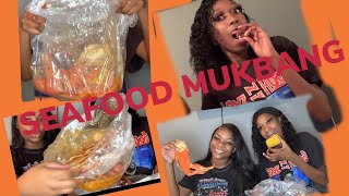 SEAFOOD MUKBANG | Get to know me | High school advice