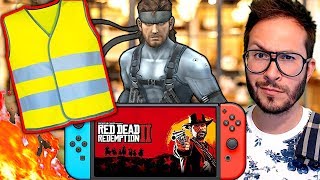 Gilets Jaunes, violence et jeu vidéo ! New Nintendo Switch et Red Dead Reggie répond...