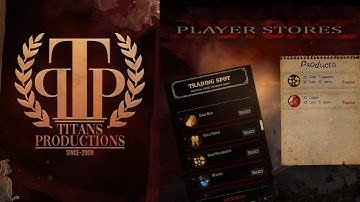 Player Stores | RedM Scripts | Titans Productions