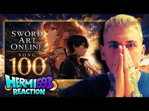 KIRITO x ASUNA SONG | "100/HUNDRED" | Animetrix ft. LiaZi [SWORD ART ONLINE] | Hermi693 REACTION 🎶