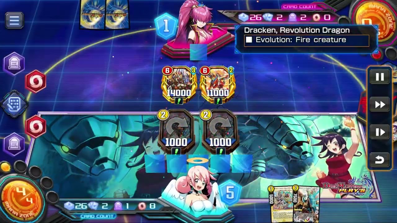 Duel Masters Play's(English Translation Mod) - Random New Division Duel #1