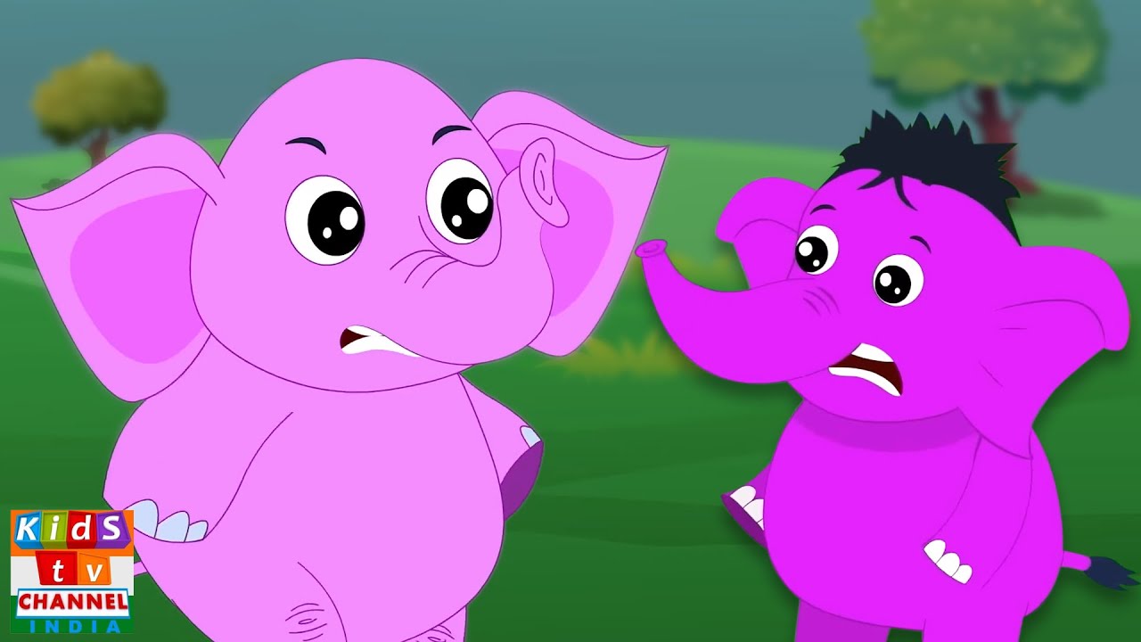 Ek Mota Hathi Jhum Ke Chala, एक मोटा हाथी, Hindi Rhymes for Kids