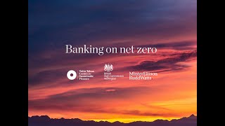Banking on Net Zero | A panel discussion on the role of banks in the transition to net zero