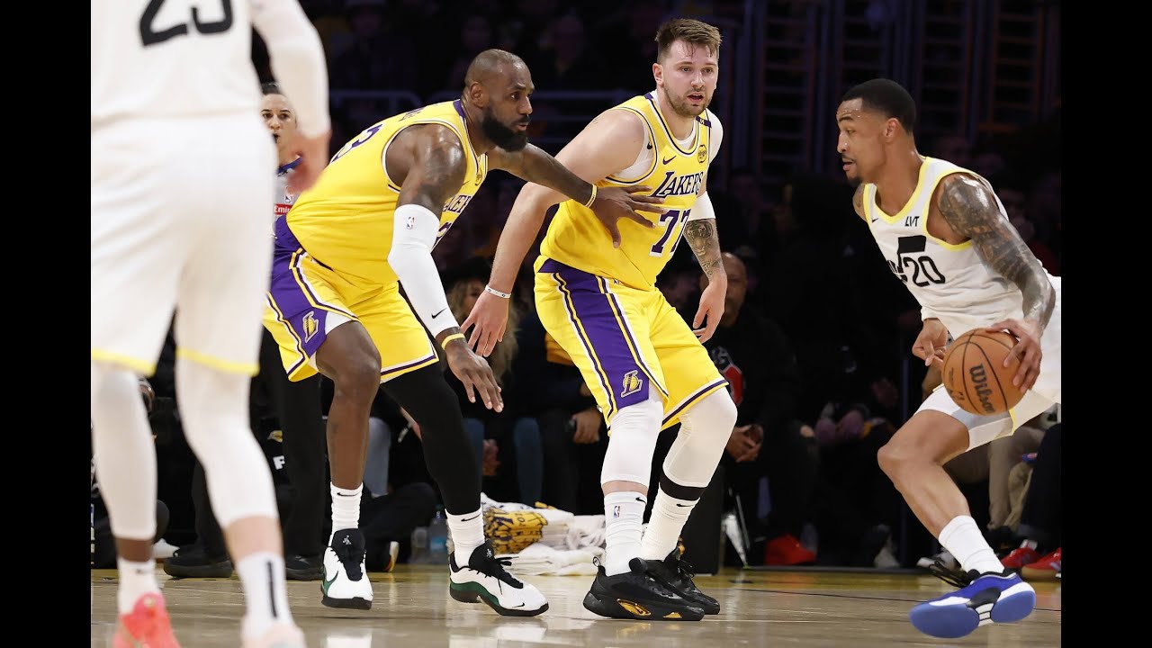 GOAT KING LEBRON LE-LUKA-LEGENDARY TITLE RUN: LAKERS BEAT ROCKETS ...