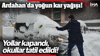 Ardahan’da Son 55 Yılın En Yoğun Kar Yağışı, Yollar Kapandı, Okullar Tatil Edildi! Resimi