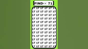 Find the number 😮 71#shoot #shorts #viral #fy#reels