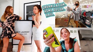 home decor + organization shopping: container store, home goods, and more!!