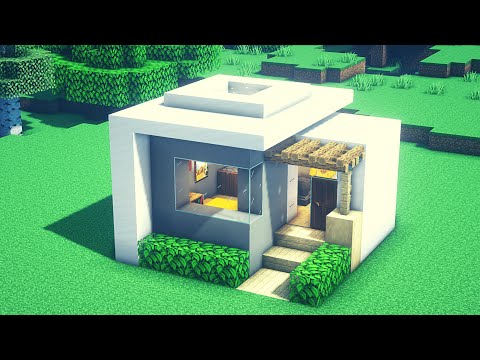 Minecraft KÜÇÜK MODERN EV YAPIMI #11 - Minecraft Ev Yapımı