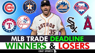 2023 MLB Trade Deadline Winners & Losers + Trade Tracker Ft. Justin Verlander & Max Scherzer