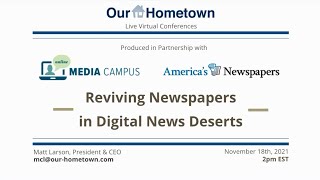 Upcoming LIVE Webinar: Reviving Newspapers in Digital News Deserts