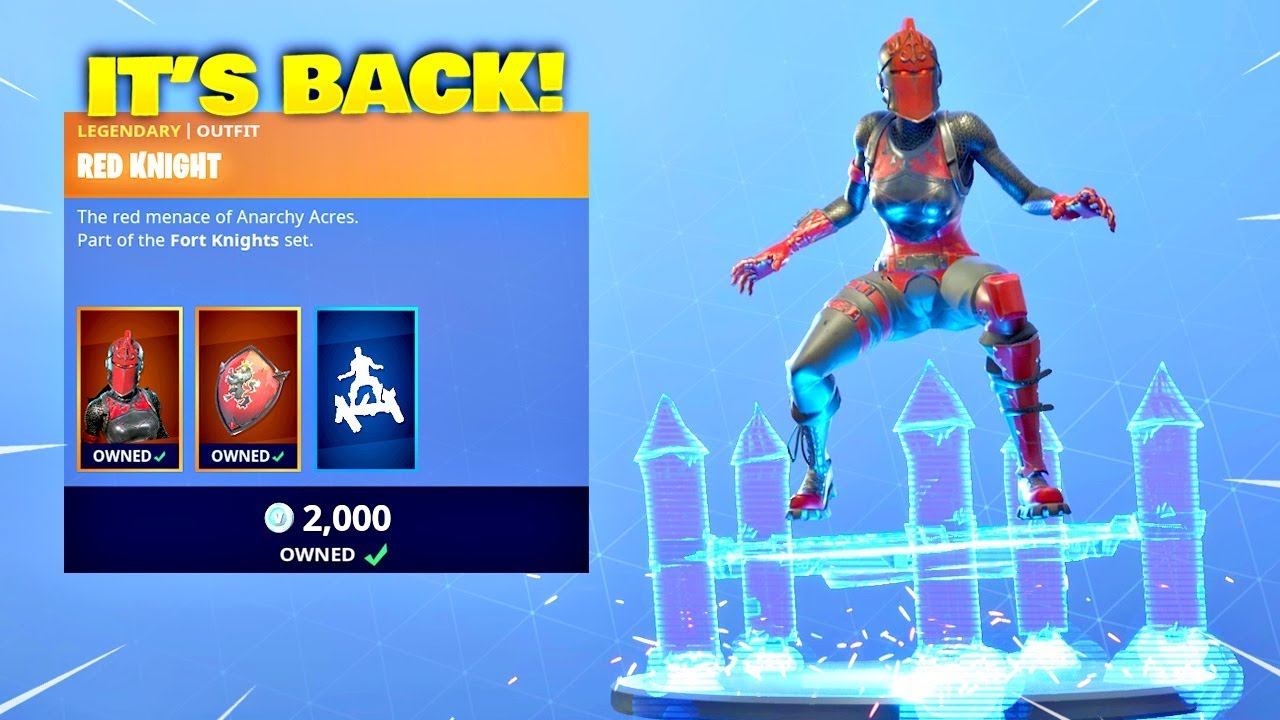 RED KNIGHT SKIN IS BACK! Fortnite ITEM SHOP [June 4, 2019] | Fortnite Battle Royale