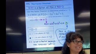 The factor theorem