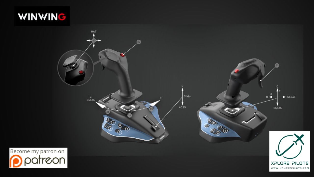 VARIOS | WINWING - URSA MINOR Airline Joystick