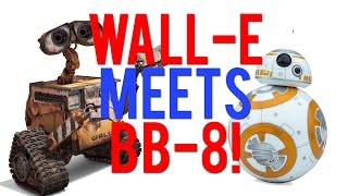 Pixar's Wall-E Meets Star Wars BB-8