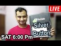 Live Unboxing Silver Play Button