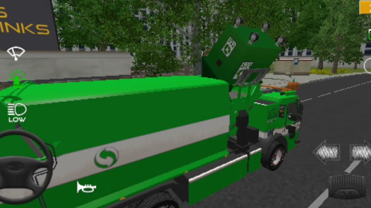 Trash truck simulator gameplay        android & ios 
