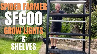 Spider Farmer SF600 Grow Light And Metal Plant Stand | Unboxing and Review