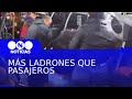 Ms ladrones  que pasajeros la nueva modalidad delictiva en colectivos  telefe noticias