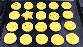 15 COOKIE SHAPES from improvised tools.