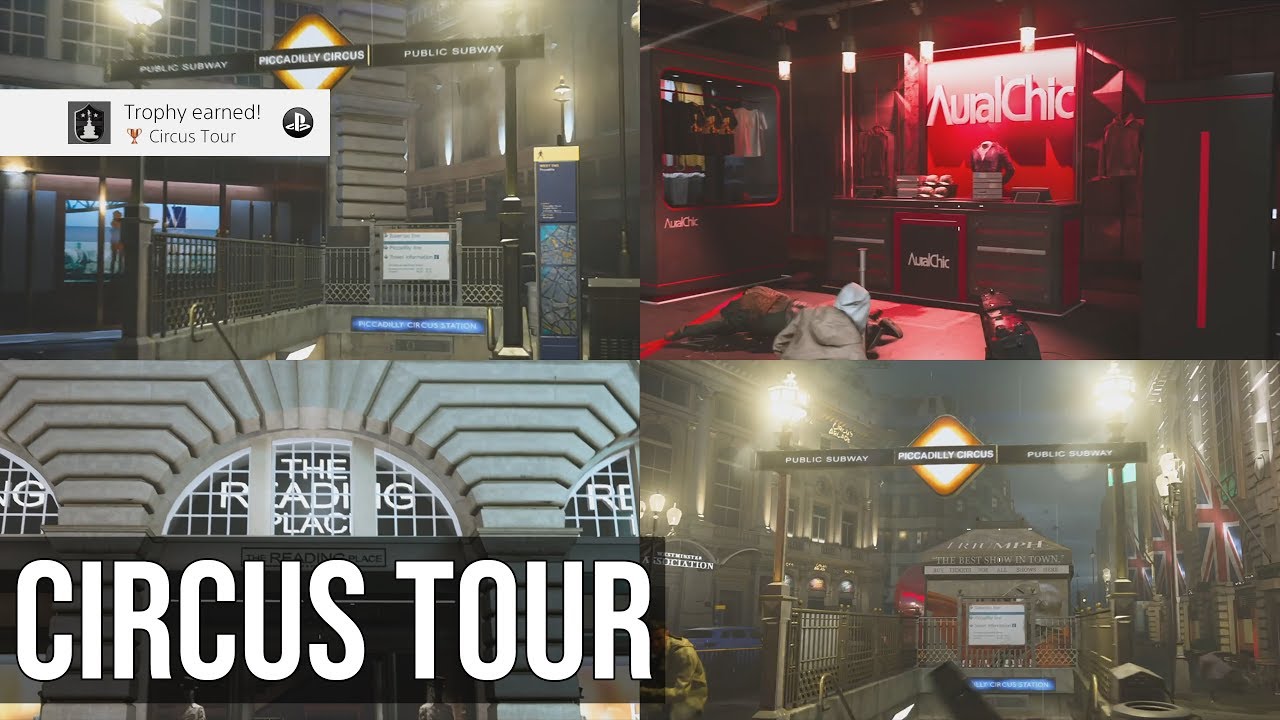Circus Tour Trophy (Reading Place, Aural Chic & Subway Locations) - Call of Duty Modern Warfare 2019