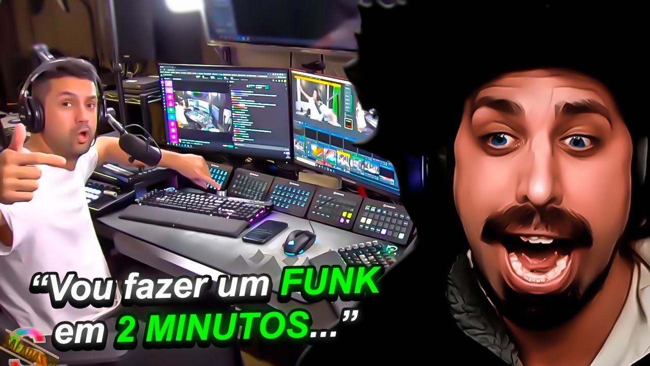 Ele fez uma MÚSICA Funk para mim em 2 MINUTOS...