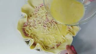 Ham and cheese pie Ham and cheese pie