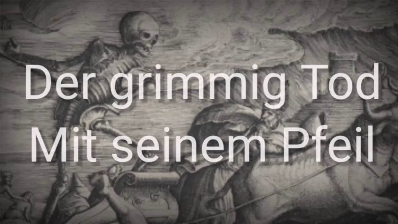 Der grimmig Tod mit seinem Pfeil - Lyrics - Sub Indo