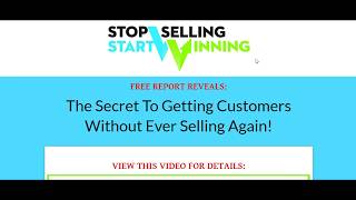 Introducing Stop Selling Start Winning