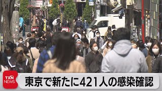 東京で新たに421人の感染確認（2021年4月11日）