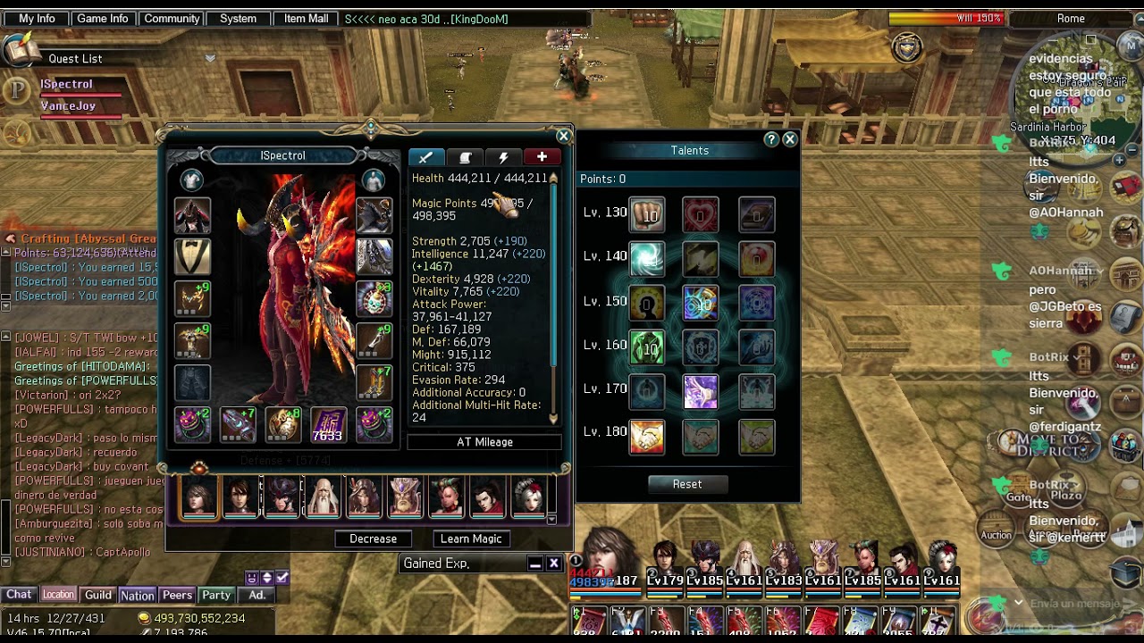 Atlantica Online - Talentos Main Mago