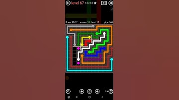 How To Solve Flow Free Star Field Pack Level 67 13x13 Harder Board Walk Through Solution Walkthrough