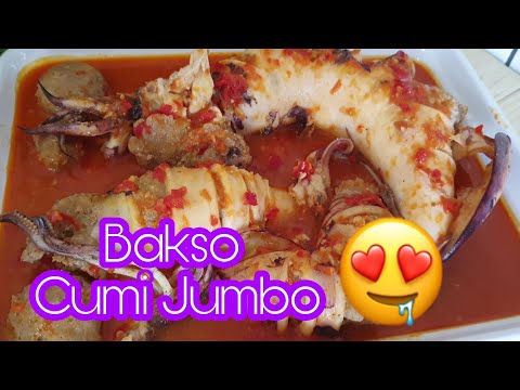 Resep Bakso Cumi Kuah Mercon