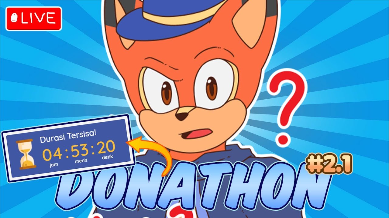 🔴[ DONATHON #2.1 ] AKHIRNYA HARI KEDUA DONATHON (Thumbnail baru ...