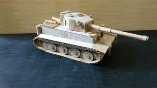How to make tank taigen Tiger from cardboard