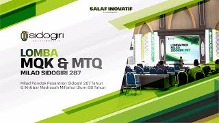 Lomba MQK & MTQ | Milad Sidogiri 287