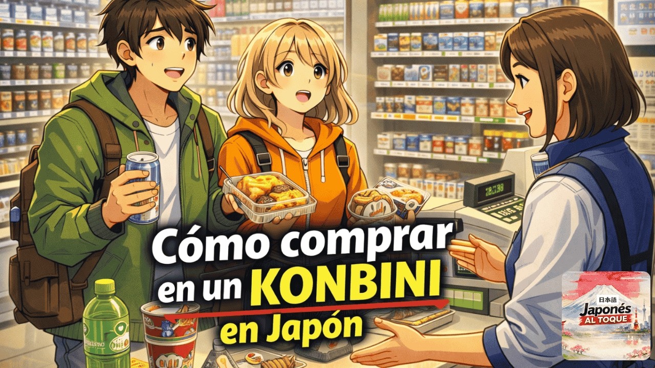 Aprender japonés | Básico | Cómo comprar en un KONBINI en Japón | Japonés Al Toque