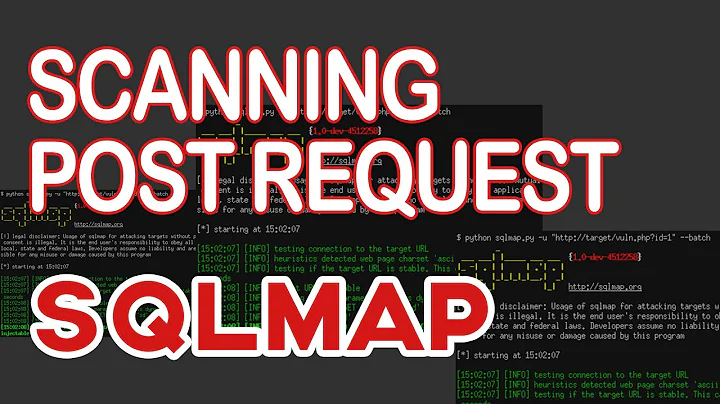 SQLMAP SCANNING POST REQUEST | 2021