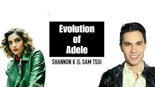 Evolution of Adele (KHS, Sam Tsui & Shannon K) - Lyrics