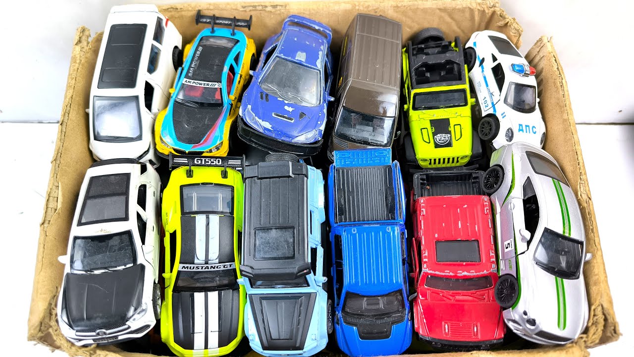 BOX FULL OF Diecast Cars - Toyota, Hilux, Bentley, Tesla, Rolls Royce, Audi, Land Cruiser